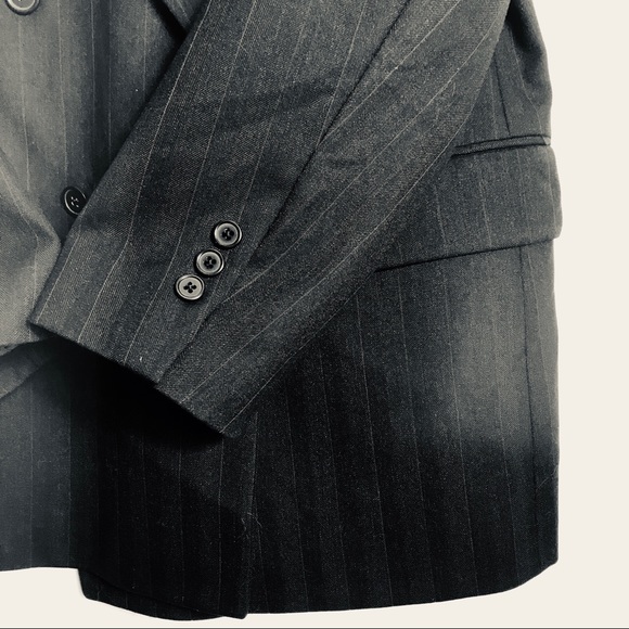 Givenchy Monsieur Black Stripe Mens Blazer, 44 - Picture 4 of 7